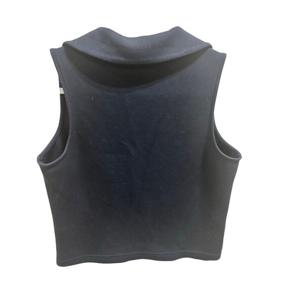 Spanx Airessentials Polo Tank Black Medium Athleisure quiet luxury soft travel - Picture 6 of 6